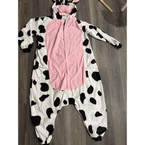 Size XL cow one piece union suit